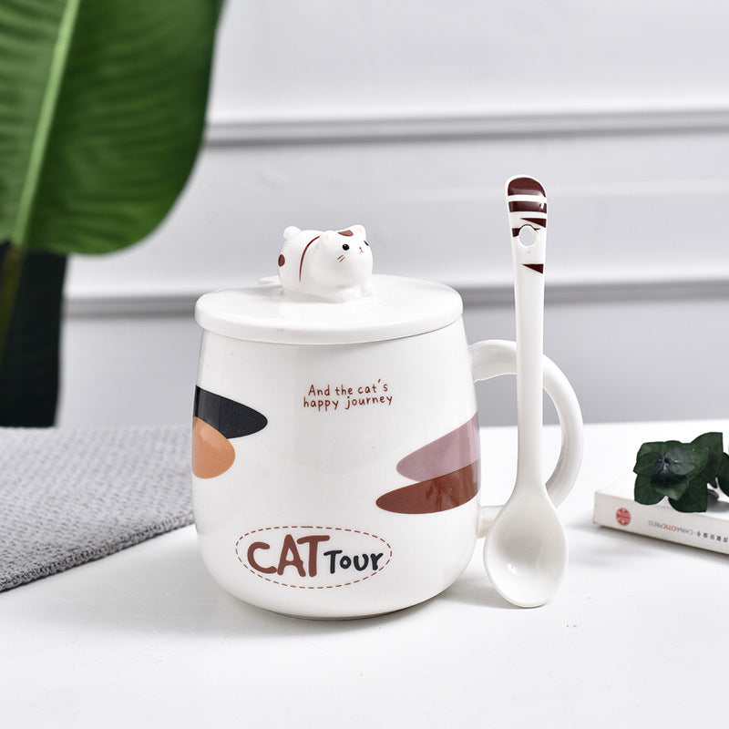 Tasse en céramique petit chat
