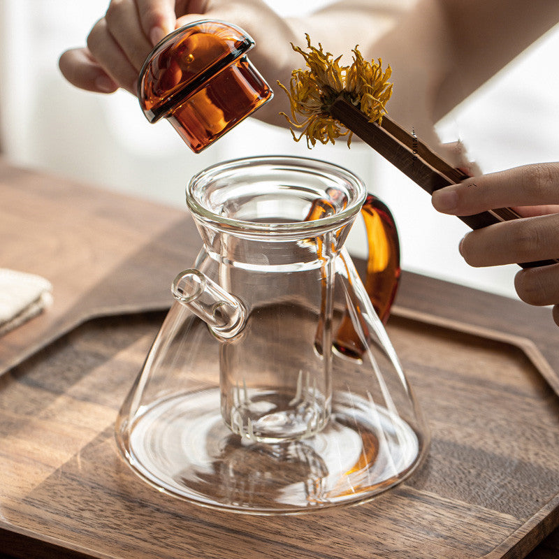 Service à thé en verre résistant à la chaleur