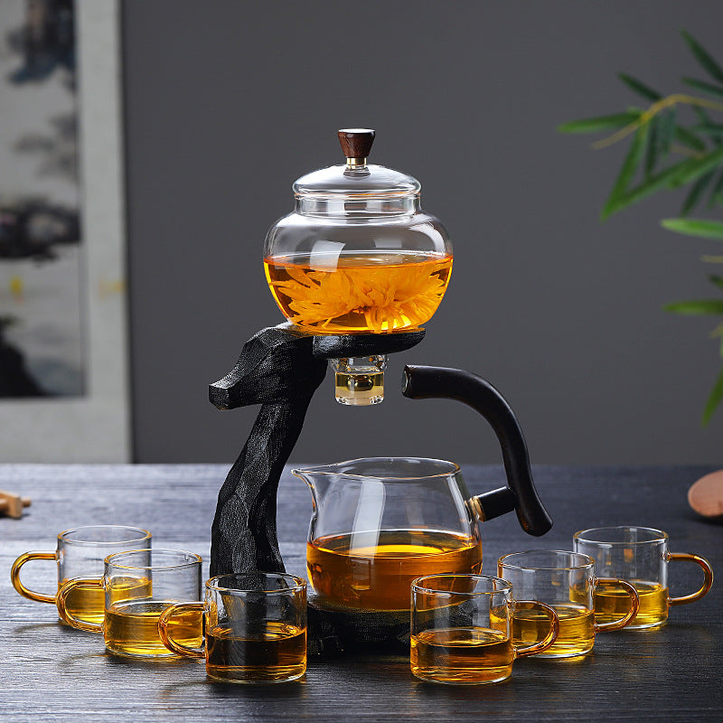Service à thé Kung Fu Magnétique en verre