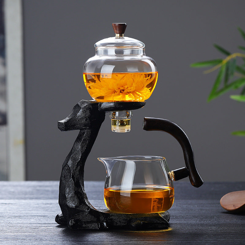 Service à thé Kung Fu Magnétique en verre