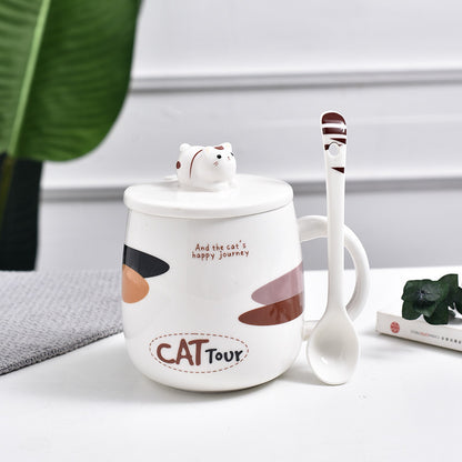 Tasse en céramique petit chat